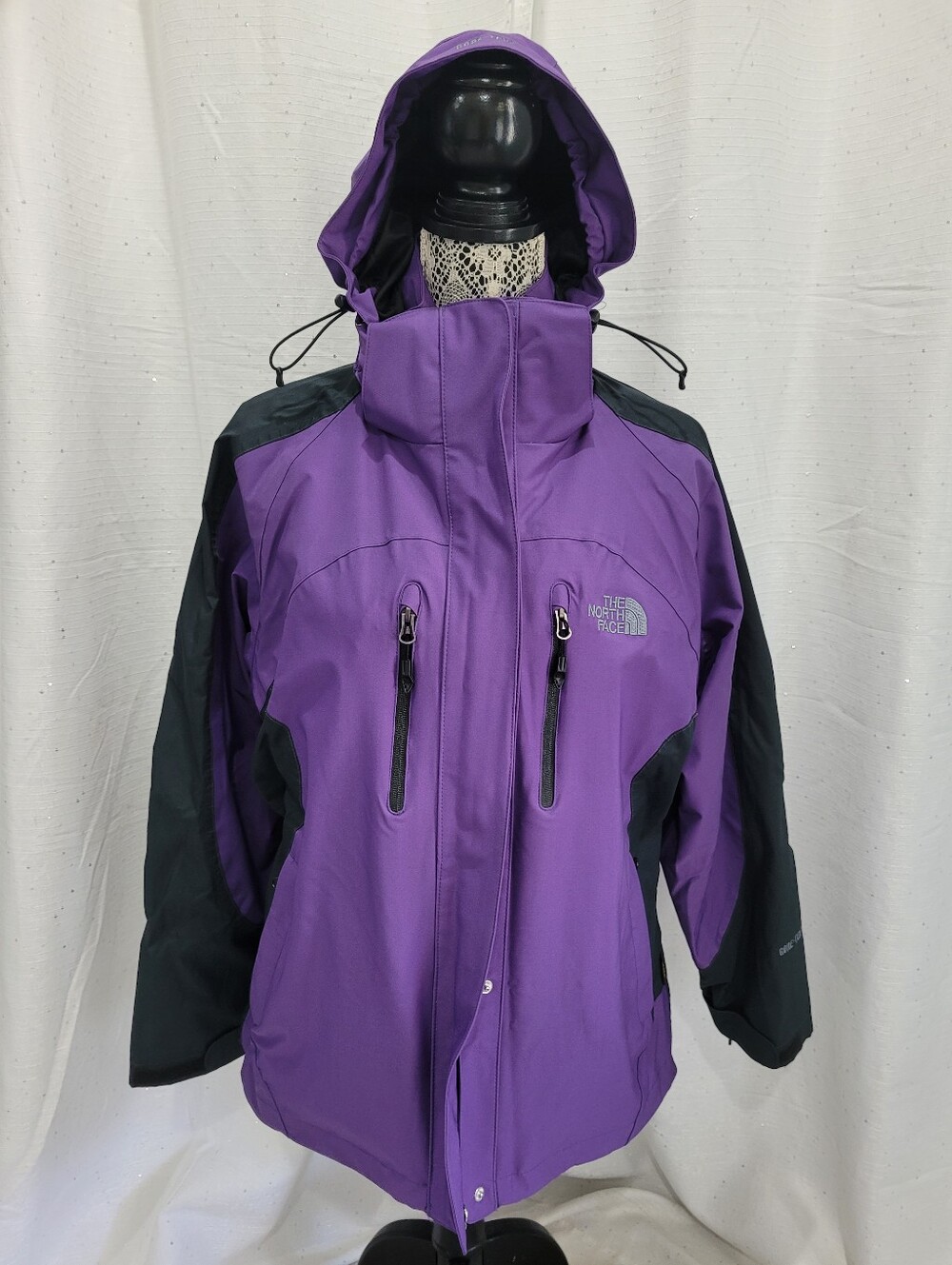The North Face Summit Series GORE-TEX Mountain Jacket Size XL Black Purple